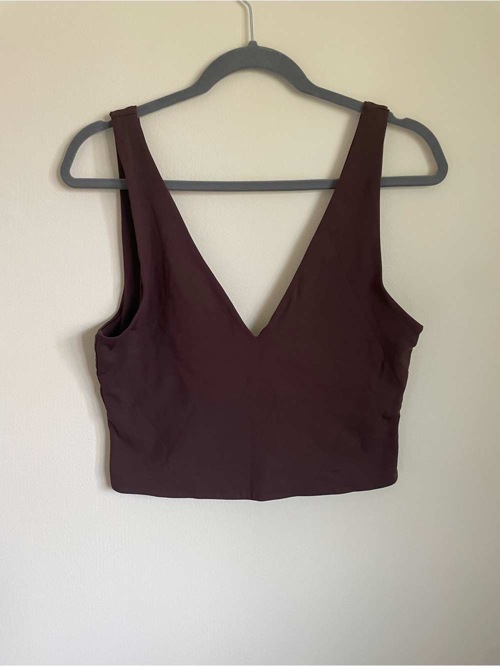Aritzia Babaton Contour V-Neck Tank Coffee Bean Size L